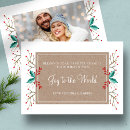 Search for farmhouse style christmas cards Botanical