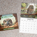 Search for owls calendars Nature