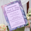 Search for purple hydrangea wedding invitations Blue