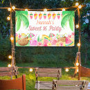 Search for hawaiian birthday banners Watercolor