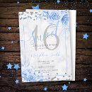 Search for blue marble invitations Floral