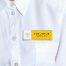 Search for yellow name tags Your logo here