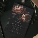 Search for dark bridal shower invitations Gothic