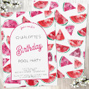 Search for cute pool party invitations Trendy