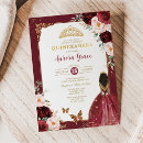 Search for pink brown quinceanera invitations Quinceañera
