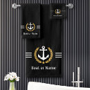 Search for black and white stripes bath towels Anchor