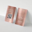 Search for rose gold business cards Corporate