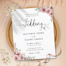 Search for dusty rose invitations Calligraphy