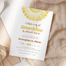 Search for ray of sunshine invitations Here comes the son