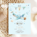 Search for vintage aeroplane invitations Up up and away