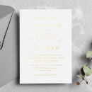 Search for gold lettering wedding invitations Classic