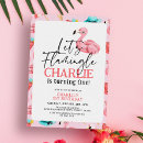 Search for girls flamingo 1st birthday invitations Let's flamingle