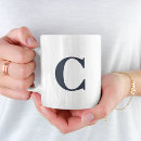 Search for initial letter mugs Blue