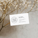 Search for basic black business cards Logo
