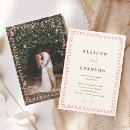 Search for ribbon wedding invitations Hand drawn
