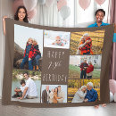 Search for 70th birthday blankets Modern