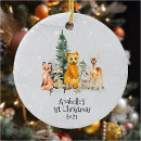 Search for woodland animal christmas tree decorations First