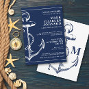 Search for nautical retirement invitations Anchor