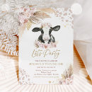 Search for pink cow party invitations Holy cow i'm one