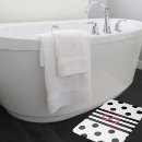 Search for white and black circle bath mats Polka dots
