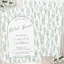 Search for eucalyptus bridal shower invitations Elegant