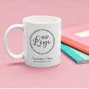 Search for round logo mugs Black and white