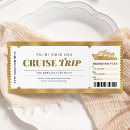 Search for travel ticket invitations Surprise trip ticket