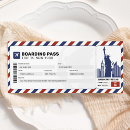 Search for fake postcards Airline ticket