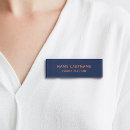 Search for navy blue name tags Modern