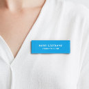 Search for blue name tags With magnetic back
