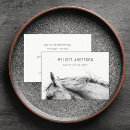 Search for equine business cards Modern
