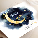 Search for moon and stars thank you cards Gratitude