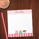 Search for cupcakes on notepads Sweet