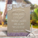 Search for hearts in the sand wedding invitations Summer