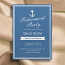 Search for nautical retirement invitations Sailor