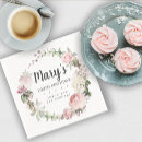 Search for pink floral napkins Summer