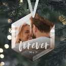 Search for christmas tree decorations newlyweds