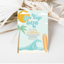 Search for beach 1st birthday invitations Summer