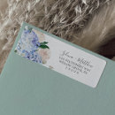 Search for hydrangea flowers return address labels Floral baby shower