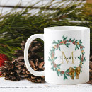 Search for pinecone mugs Wreath