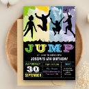 Search for trampoline park party invitations Modern