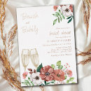 Search for rose gold foil bridal shower invitations Brunch and bubbly