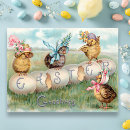 Search for vintage easter bonnet postcards Chicks