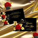 Search for black red gold business cards Elegant
