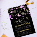 Search for purple black sweet 16 Glam