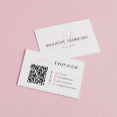 Search for pink business cards Feminine girly
