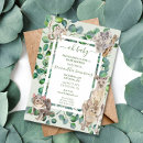 Search for koala baby shower invitations Australian animals