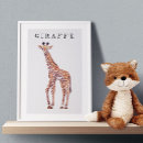Search for giraffe drawings posters Cute