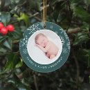 Search for snow christmas tree decorations Baby photo