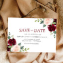 Search for change the date invitations Burgundy